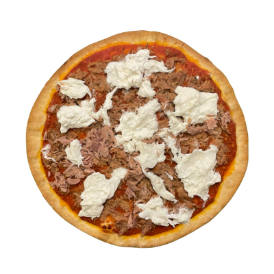 Pizza Thon & burrata