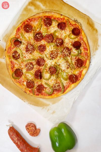 Pizza chorizo & poivron