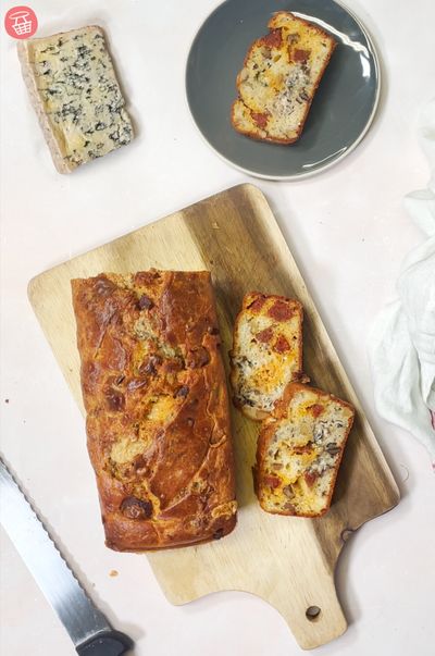 Cake roquefort & chorizo