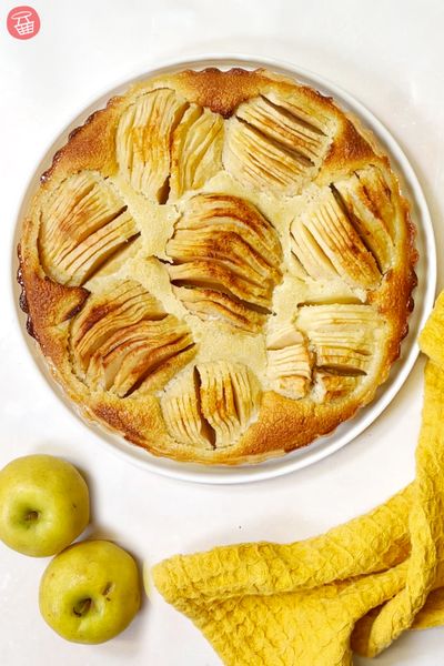 Tarte amandine aux pommes (pomme & amande)